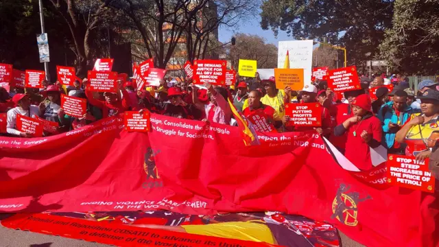 South Africa Protest