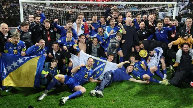 фудбалери босне и херцеговине славе одлазак на мундијал