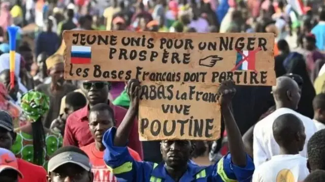  Baadhi nchini Niger wanakaribisha Urusi kama mshirika kama mbadala wa Ufaransa