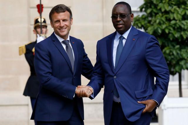 Macky Sall et Emmanuel Macron