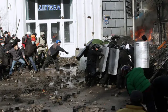 Столкновения в Киеве