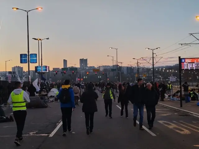 studenti, studentski protest, blokada autokomande