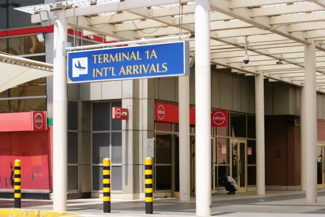 Stranded passengers for Kenyan airport