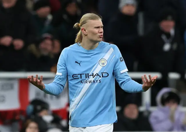 Erling Haaland, Manchester City formasıyla son golünü 7 Ocak'ta Brighton & Hove Albion'a penaltıdan atmıştı