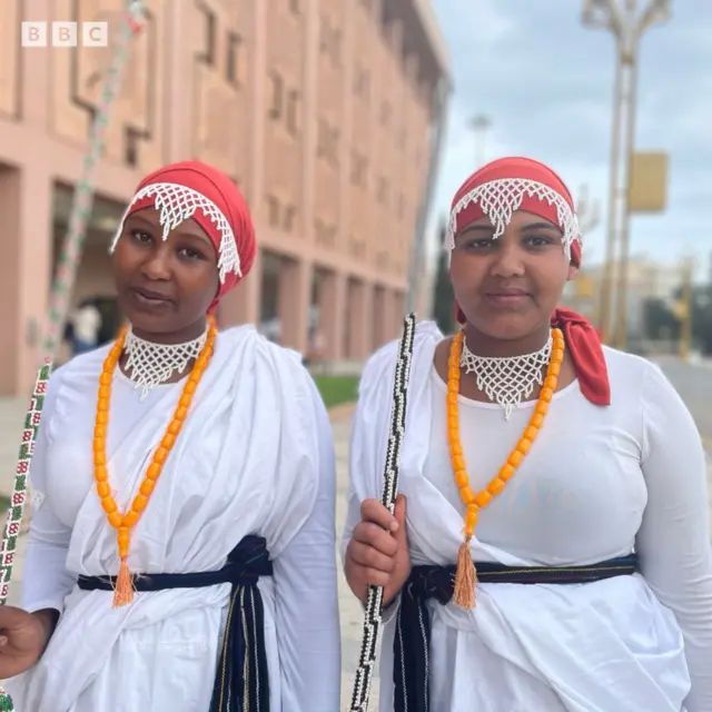 Shamarran uffata aadaa Oromoo Harariin faayamanii mul'atan.