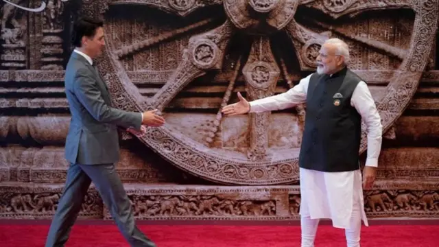 जी 20 के दौरान पीएम मोदी और जस्टिन ट्रूडो
