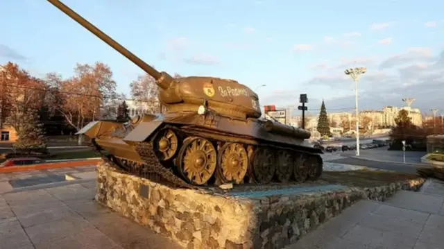 Тирасполдогу Даңк мемориалындагы танк
