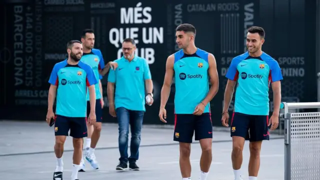 Barcelona Players medical test