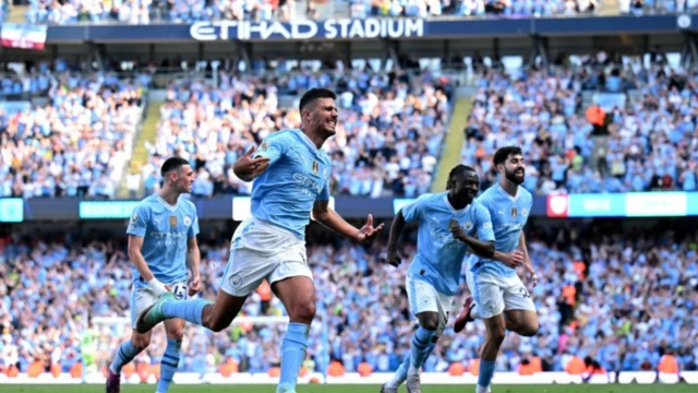 Manchester City win Premier League title