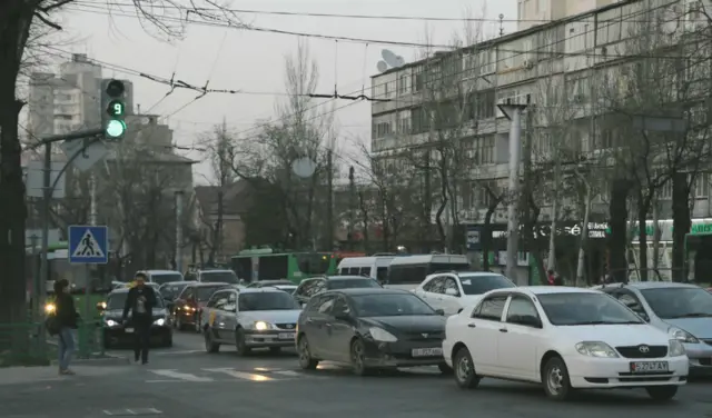 Бишкектеги жол тыгыны