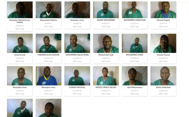 Foto ndị Boko Haram gbapụrụ na nga Kuje