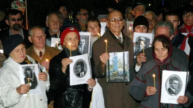 В Україні щороку поминають розстріляну в урочищі Сандармох на Соловках українську інтелігенцію