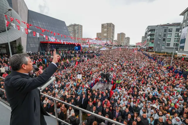CHP'nin 11 Ocak'ta Denizli Merkezefendi’de düzenlediği "Millet İradesine Sahip Çıkıyor" mitingi 