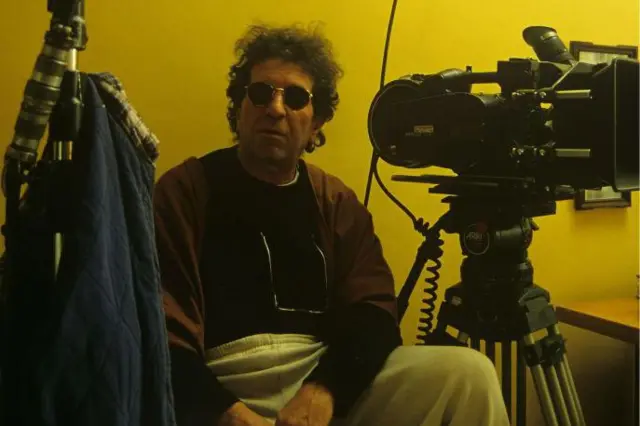 داریوش مهرجویی پشت صحنه درخت گلابی