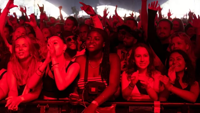 Fans for one of Rema shows