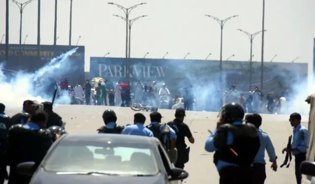 12 مئی 2023، پولیس، مظاہرین، عمران خان، پی ٹی آئی