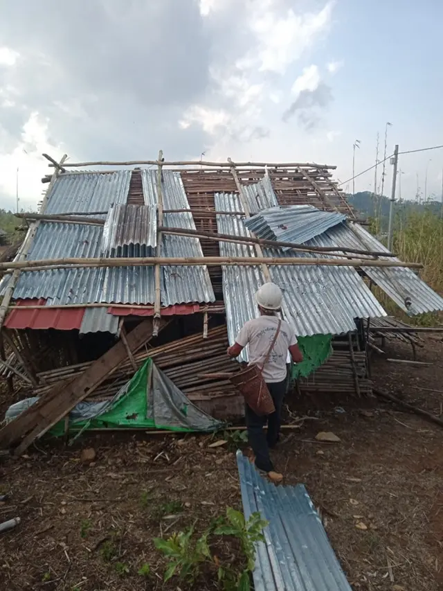 မိုခါမုန်တိုင်း၊ ချင်းပြည်နယ်၊ မြို့နယ်၈ ခု၊ ထိခိုက်ပျက်စီး
