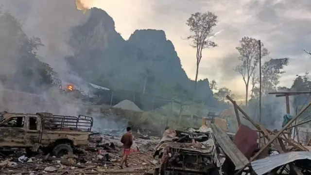 ကရင်ပြည်နယ် ဘုရားသုံးဆူမြို့နယ်၊ မက္ကသာကျေးရွာမှာ စစ်ကောင်စီလေကြောင်း တိုက်ခိုက်မှု