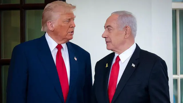 Donald Trump y Benjamin Netanyahu.