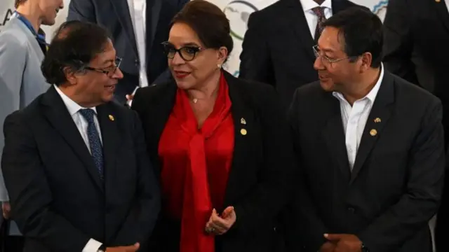 Os presidentes da Colômbia, Gustavo Petro, Xiomara Castro,steak site de apostasHonduras, e Luis Arce, da Bolívia