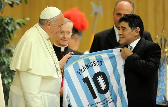 papa ve maradona