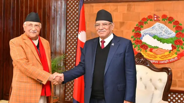 ओली र प्रचण्ड