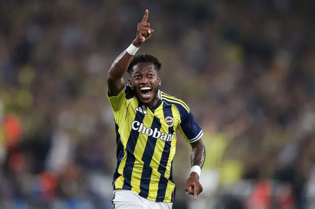 Fred gol sevinci yaşarken