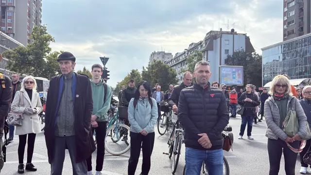 Okupljeni u Novom Sadu 1. oktobra 2025.