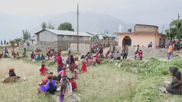 ઝારલાંગમાં નવું ચર્ચ - નેપાળમાં ડઝનેક પૈકીનું એક છે