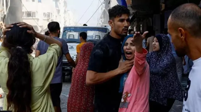 খান ইউনিসের বিভিন্ন এলাকায় হামলা হয়েছে 