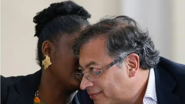 Francia Marquez tare da Gustavo Petro