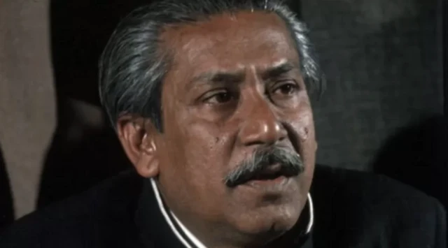 বাংলাদেশের প্রতিষ্ঠাতা রাষ্ট্রপতি শেখ মুজিবুর রহমান।