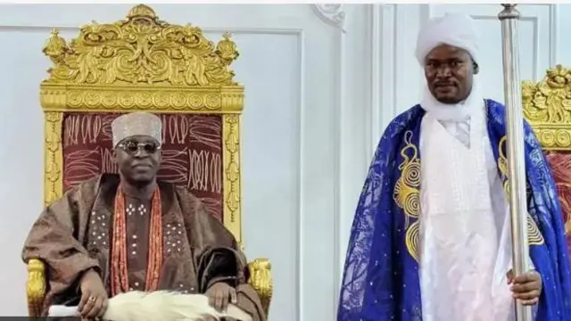 Aworan Soun Ogbomoso ati Imaamu tuntun