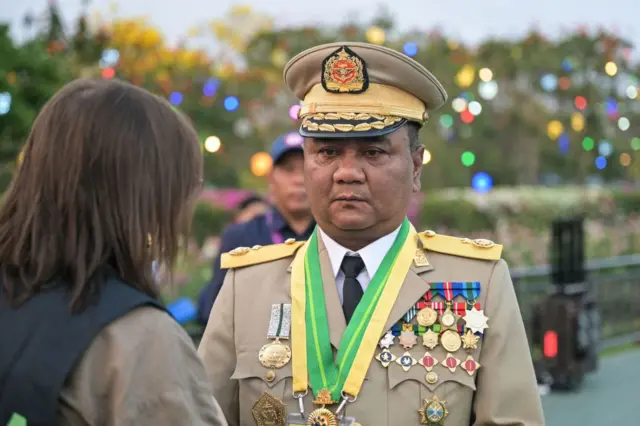 စစ်ကောင်စီပြောခွင့်ရ ဗိုလ်ချုပ်ဇော်မင်းထွန်း(ပုံဟောင်း)