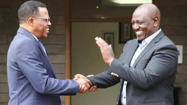 ዊሊያም ሩቶ እና አምባሳደር ባጫ ደበሌ