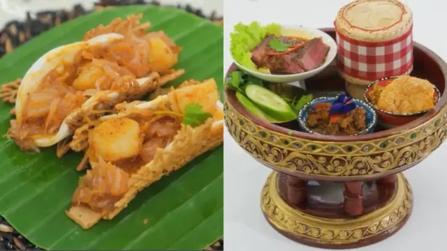 เซ็ตอาหารของ จริยา ในการแข่งขันรอบสุดท้าย