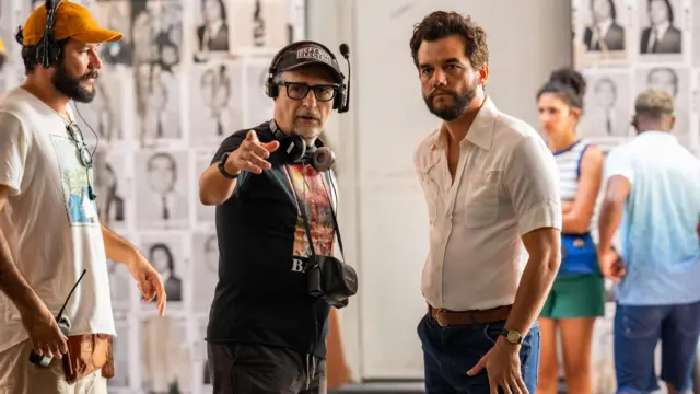 Kleber Mendonça Filho e Wagner Moura