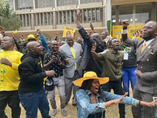 Egwu na-ada n'akụkụ Kenya dị icheiche dịka akpọpụtara aha Ruto.