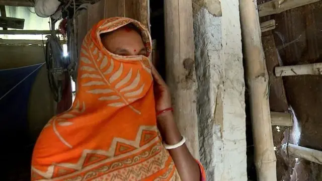 संदेशखाली की एक महिला