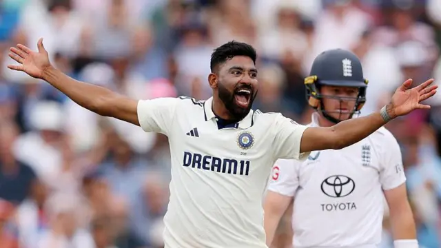 இந்தியா - இங்கிலாந்து, முகமது சிராஜ்