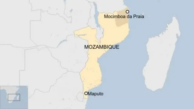 Carte mozambique