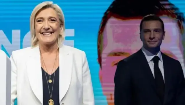 Marine Le Pen et Jordan Bardella