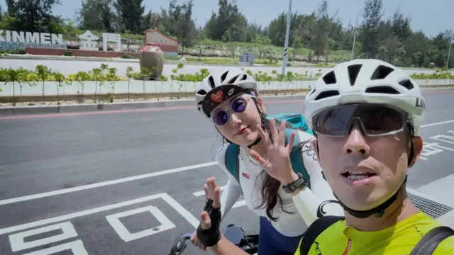 上海人Lily和丈夫Yuki在6月初至金門展開四天三夜的旅遊。