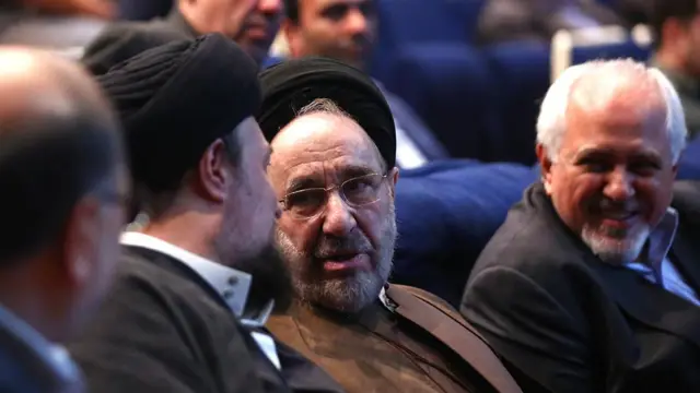  ظریف و حسن خمینی و خاتمی