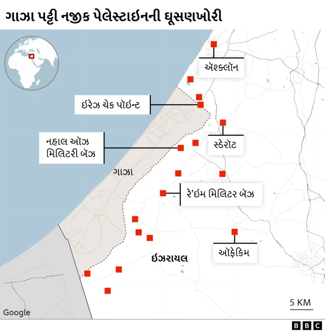 ઇઝરાયલ પેલેસ્ટાઇન ગાઝા 