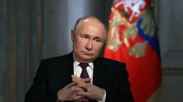 ولادیمیر پوتین در مصاحبه‌ای با یک تلویزیون روسی