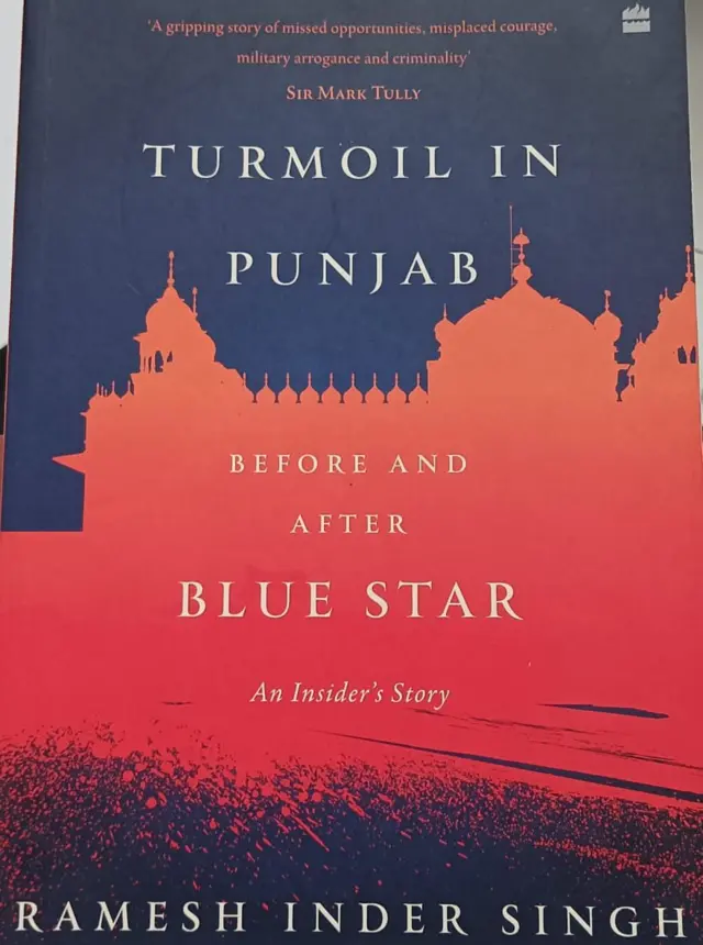 रमेश इंदर सिंह की किताब का कवर.