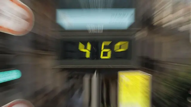 Температура на табло в Гранаде, Испания