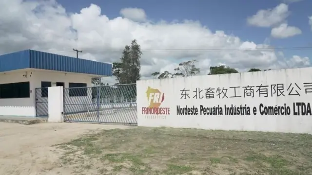 Fachada do frigorífico Frinordeste em Amargosa na Bahia