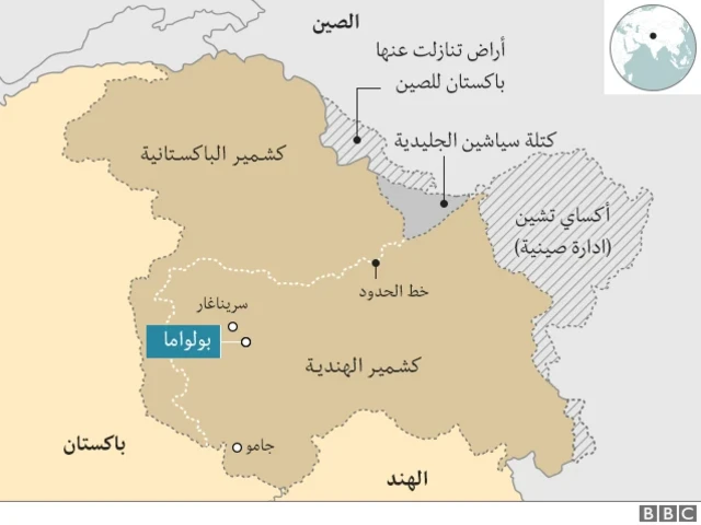 خارطة كشمير 